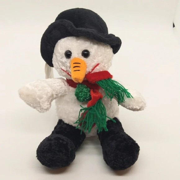 Yuletide Traditions plush snowmen (2) with tags - Picture 5 of 7